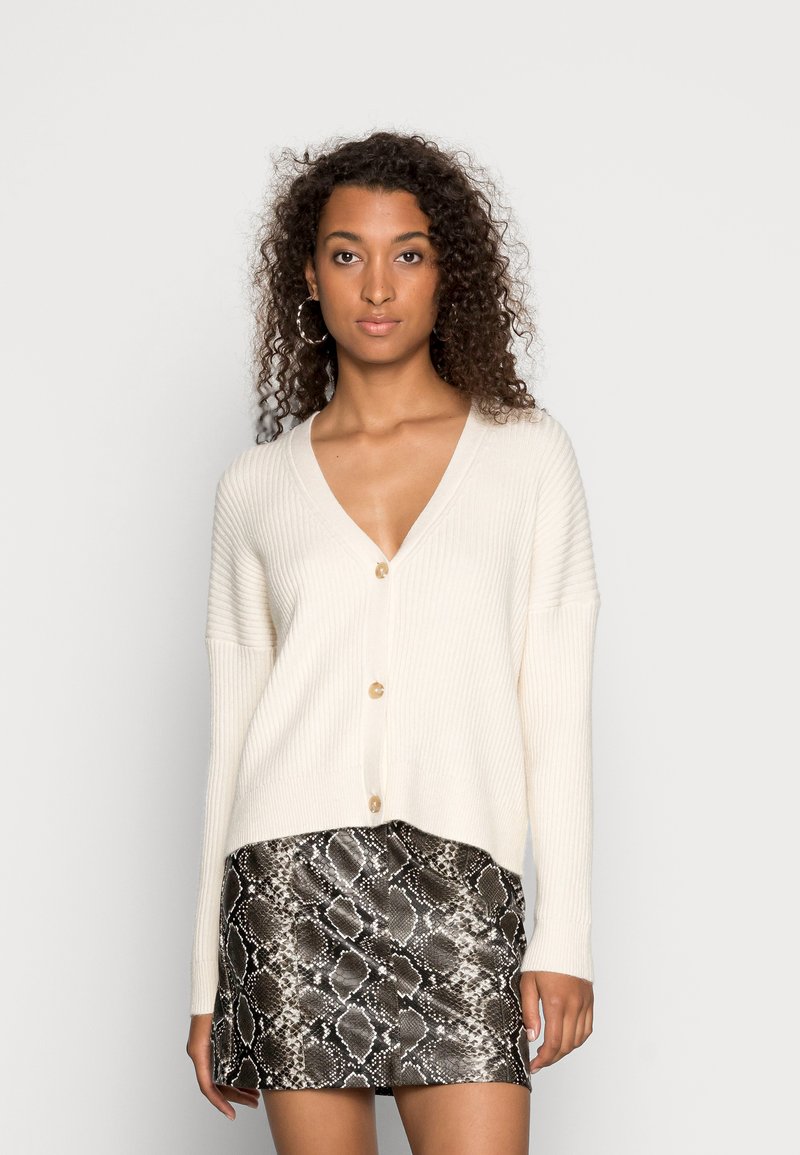 Onlkatia Ls Off Shoulder Dress Whitecap Gray Detail Melange