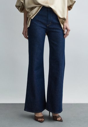 KIMBERLY - Zvonové džínsy - helia