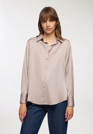 AMPIA EFFETTO - Camicia - tortora