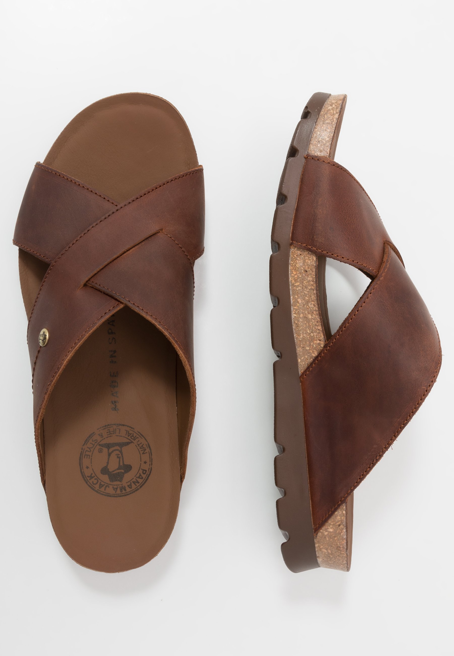 Panama Jack SALMAN BASICS C1 - Sandalias planas - bark/marrón - Zalando.es