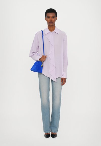 Victoria Beckham Soma ar siksnu pāri ķermenim - sapphire blue