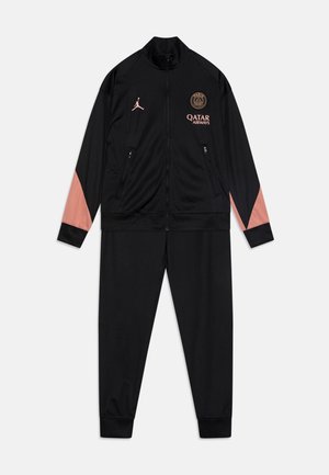 PARIS ST GERMAIN PSG DF SUIT UNISEX SET - Squadra - black/rust pink