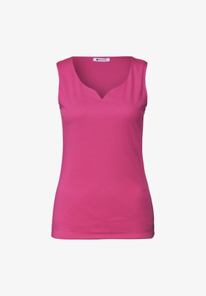 Street One, BASIC TOP MIT HERZAUSSCHNITT - Débardeur - magenta dream