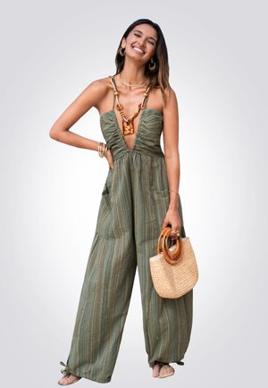 Cupshe ALLURING PRINTED FOR CAPTIVATING STYLE - Combinaison - olive