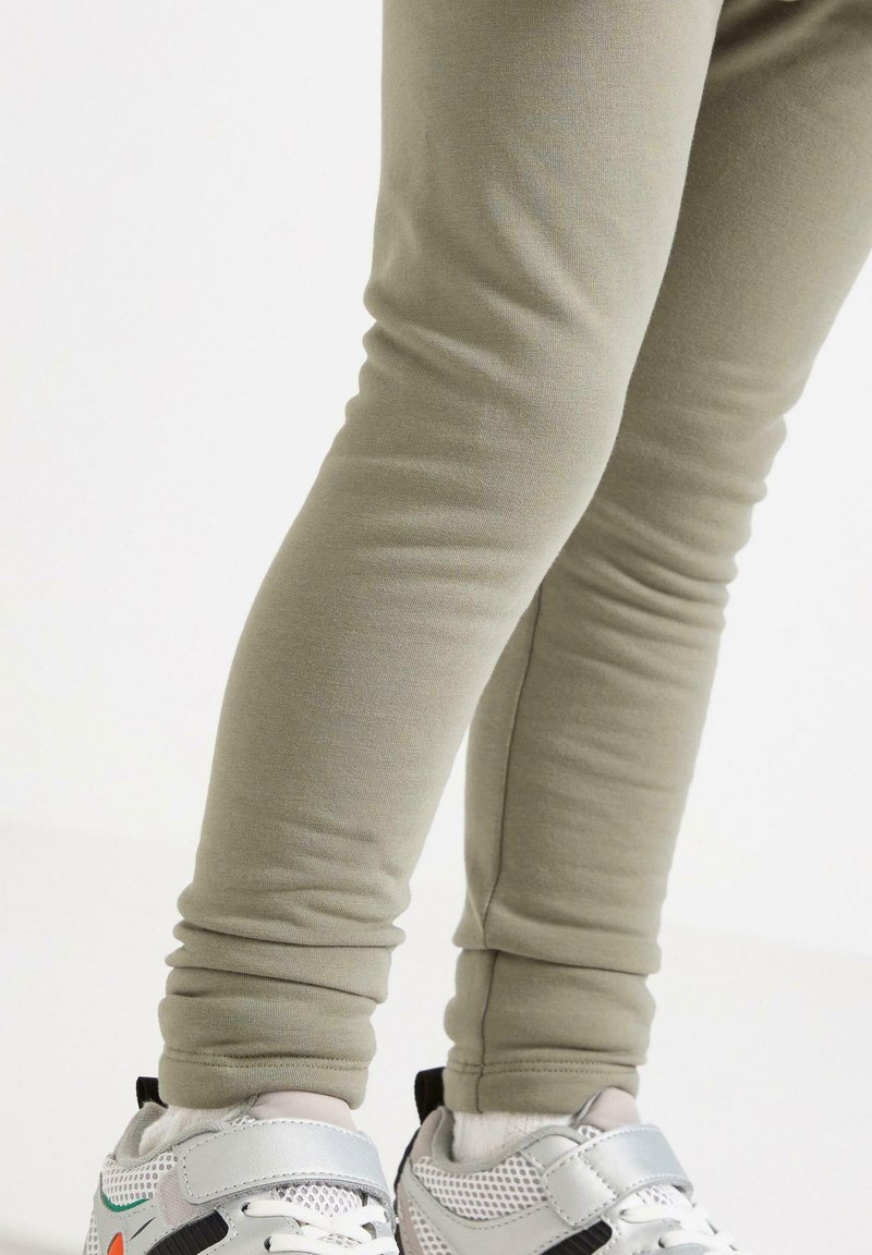 Lindex BRUSHED INSIDE SOLID - Leggings - dusty green