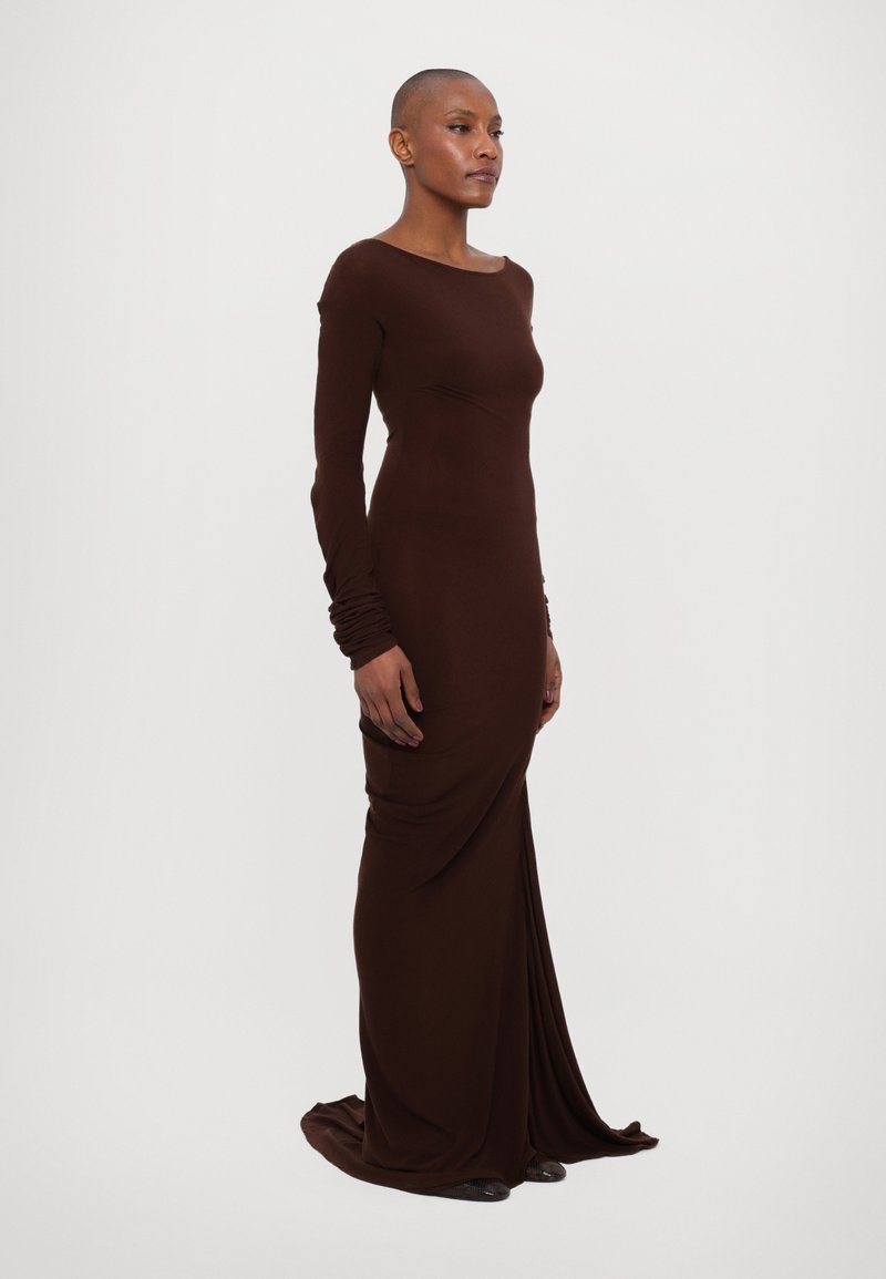 Holzweiler ESTELLA SOLID DRESS - Maxi dress - dark brown/brown - Zalando.co.uk Holzweiler ESTELLA SOLID DRESS - Maxi dress - dark brown/brown - Zalando.co.uk