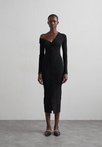 STAUD CRAFTSMAN DRESS - Robe pull - black
