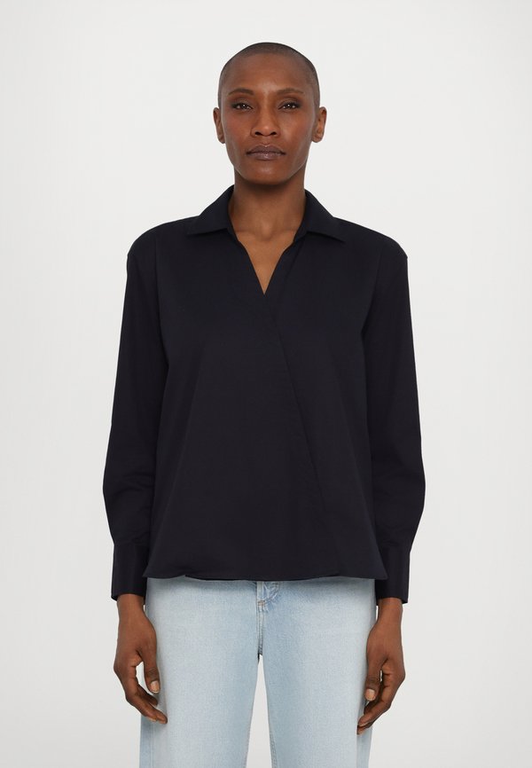 ASYMMETRIC SHIRT - Blouse - dark knight