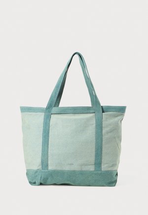 Shopping Bag - teal tones