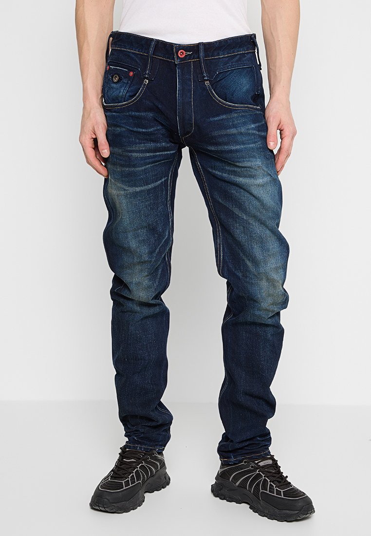 Denham Jeans Tapered Fit donkerblauw