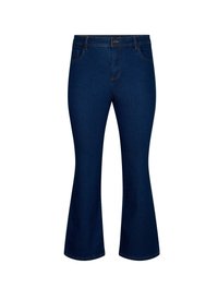 FLASH - HOCH TAILLIERTE - Vaqueros bootcut - blue denim