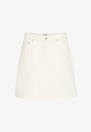 ICHI, IHAVENY SK - A-line skirt - denim blanc de blanc