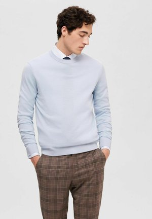 SLHTOWN MAX CREW NECK B NOOS - Jersey de punto - cashmere blue