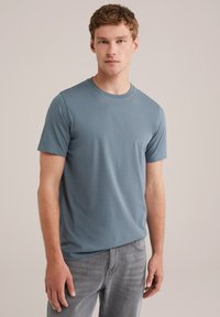 WE Fashion 3-PACK - Paprasti marškinėliai - blue beige taupe