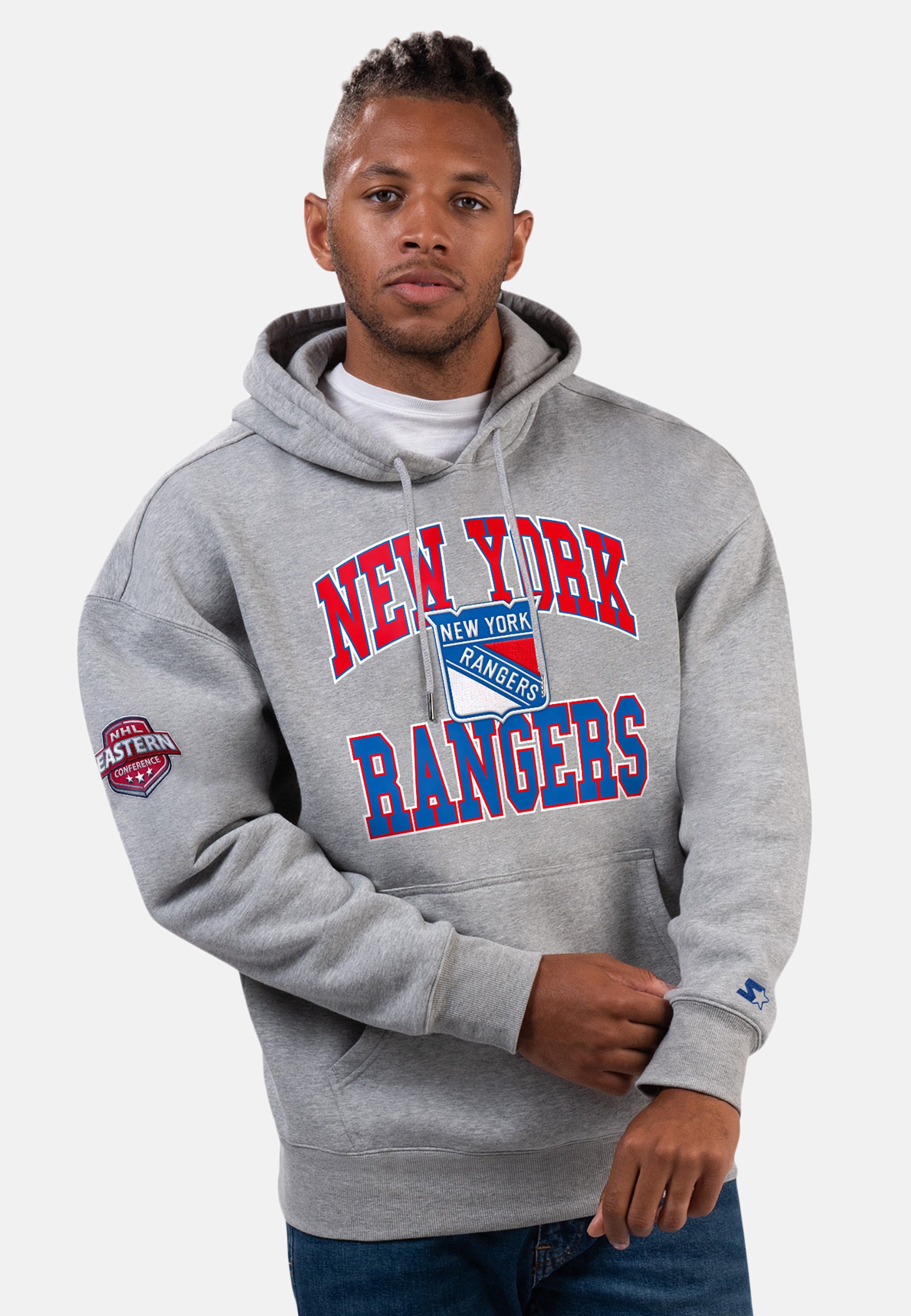 Starter NHL NEW YORK RANGERS ASSIST Hoodie grey Zalando