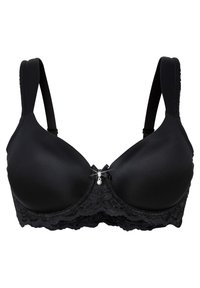 bonprix BÜGEL CUP-MIT FEINER SPITZE - Reggiseno con ferretto - schwarz