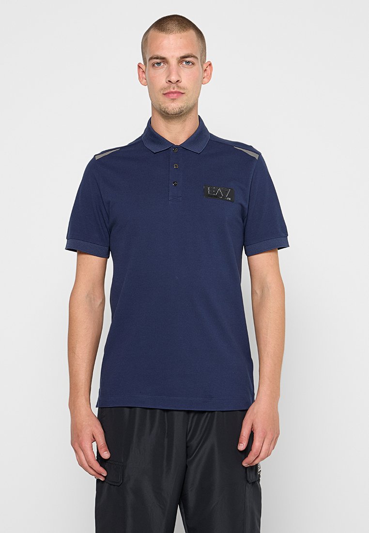 EA7 Emporio Armani Poloshirt blauw EA7 Emporio Armani Poloshirt blauw