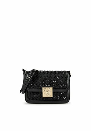 Armani Exchange, AMY MINI BAG UMHÄNGETASCHE 17.5 CM - Cross body bag - black black