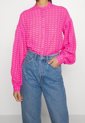 Button-down blouse - pink