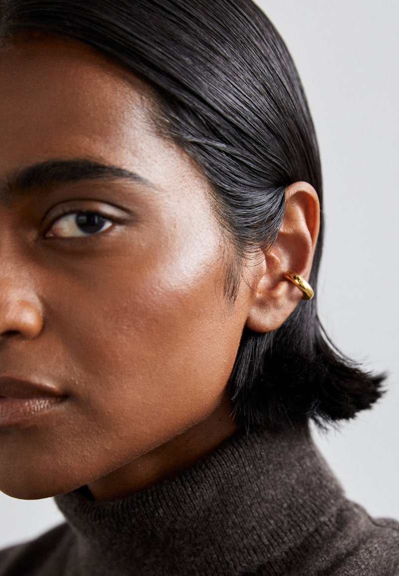 Maria Black OMOTESANDO CHUNK EAR CUFF - Üksik kõrvarõngas - gold-coloured