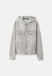 CURVED LOGO JACKET - Spijkerjas - light grey