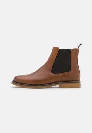 LEATHER - Stivaletti - cognac