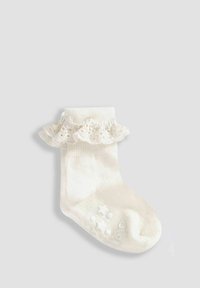 JoJo Maman Bébé 3-PACK FRILLY - REGULAR FIT - Čarape - cream