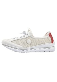Rieker Trainers - white/white silver/arancio/pure white