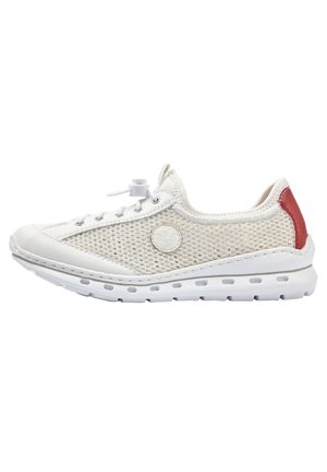 Rieker Sneaker low - white/white silver/arancio/pure white