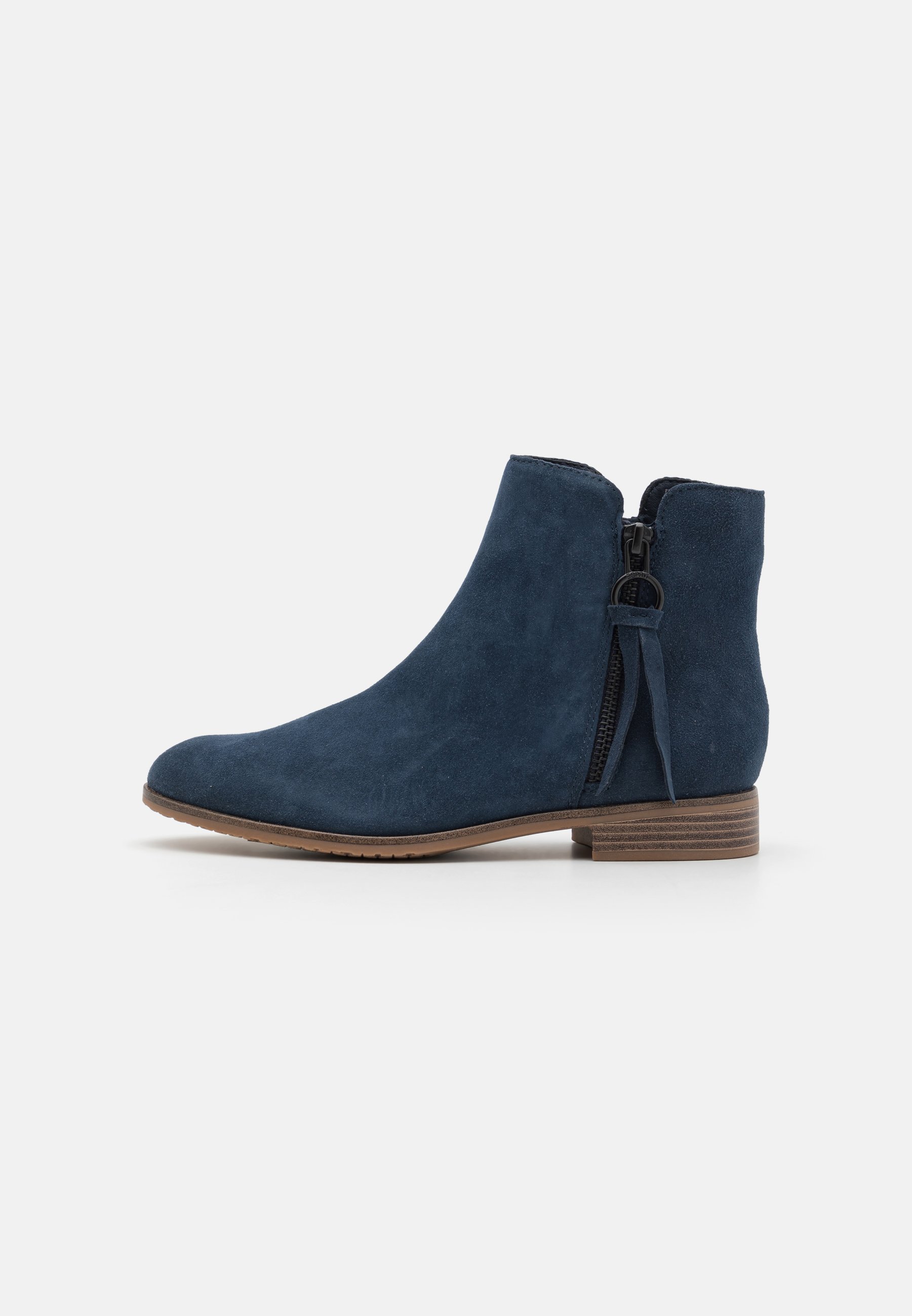 Esprit Women's NEELY Fashion Boot - Faux Suede, 3.5" Block Heel, Peep Toe With Side Zipper - View #12
