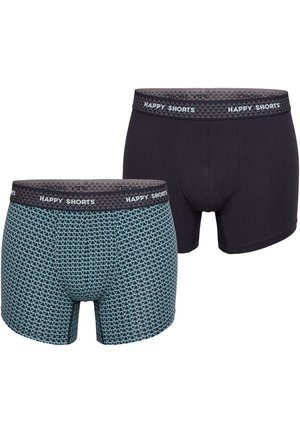 Happy Shorts 2-PACK - Lyhytlahkeiset bokserit - dusty mint triangles