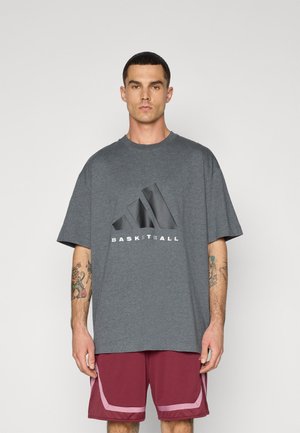 TEE - T-shirt con stampa - dark grey heather
