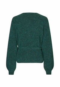mbyM UDELE-M - Vesta na kopčanje - jungle green melange