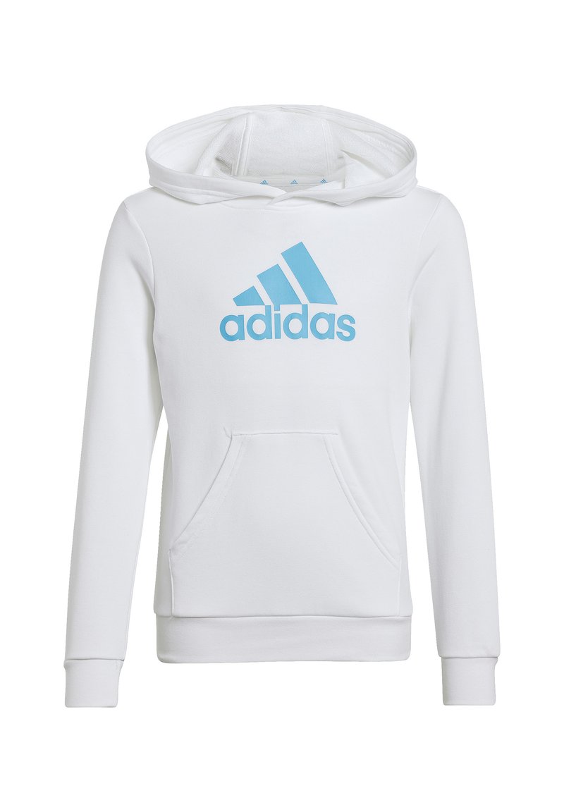 adidas Performance BIG LOGO  - Felpa con cappuccio - weissblau