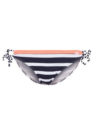 KangaROOS ANITA MIT SEITLICHEN BINDEBÄNDERN - Bikini-Hose - marine/weiß
