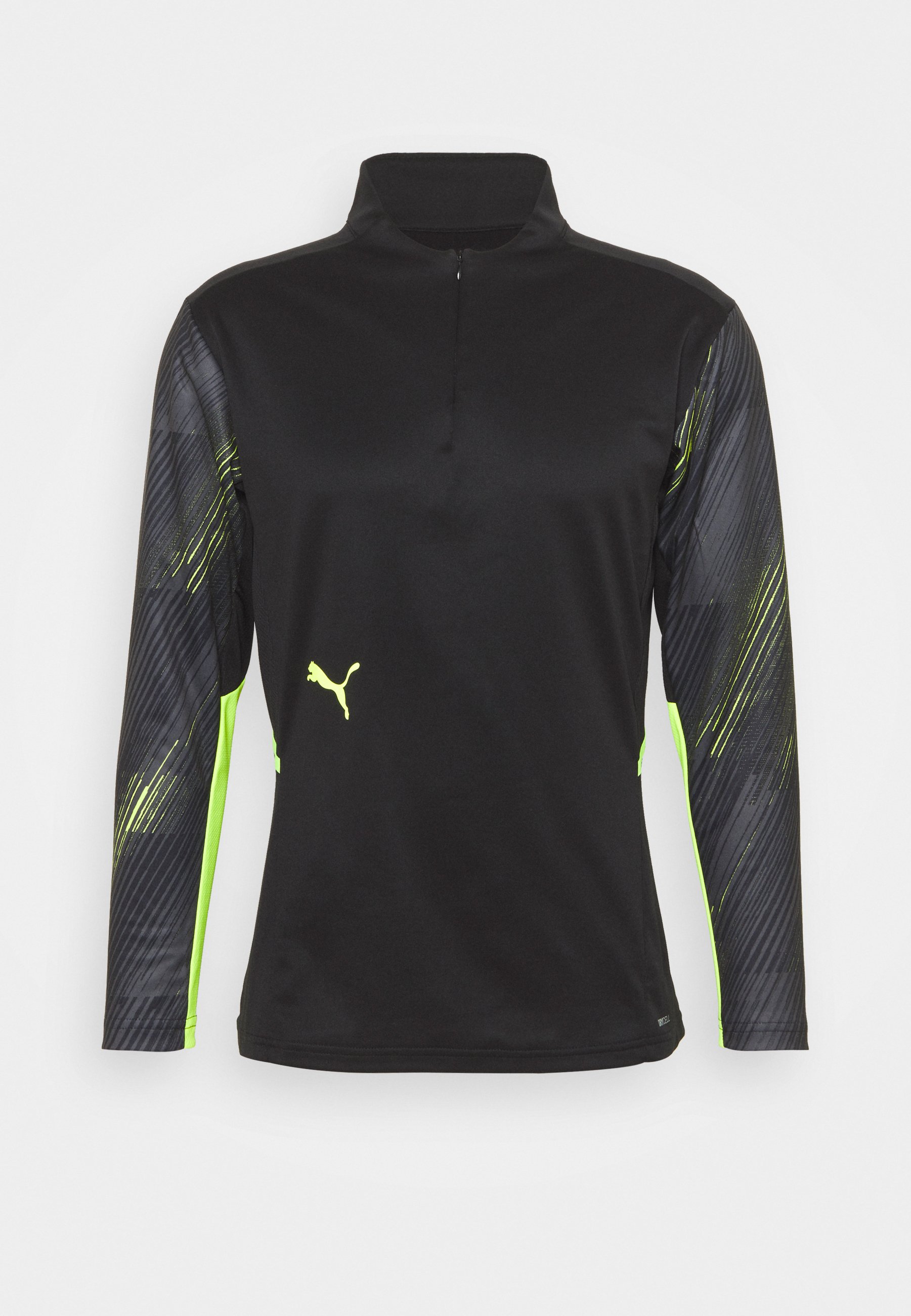 Puma INDIVIDUALCUP Long sleeved top puma black/yellow alert
