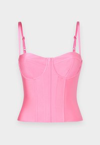 COMPRESSION SHINE CORSET - Top - sorority pink