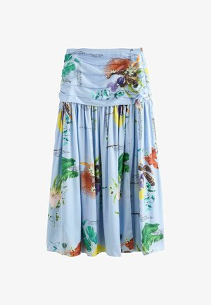 Next, Fustă maxi - blue floral