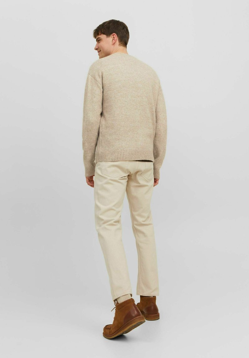Pullover Homme Jack & Jones Jorollie Knit Half Zip Sn Pull En Tricot, Crème, L Homme Dès 30,83 € - Sur Pull Homme Maille