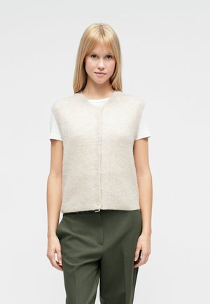 SLFLULU BUTTON O NECK - Weste - birch