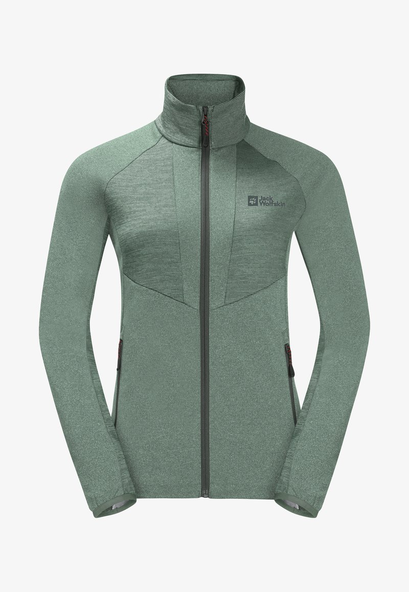 Jack Wolfskin BLATTSTEIG FZ - Fleecejacke - picnic green