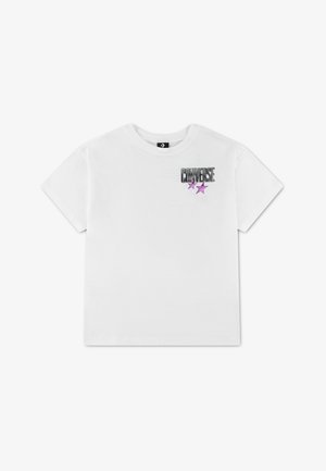 Converse, DISCO CHUCK TEE - Тениска с щампа - vintage white