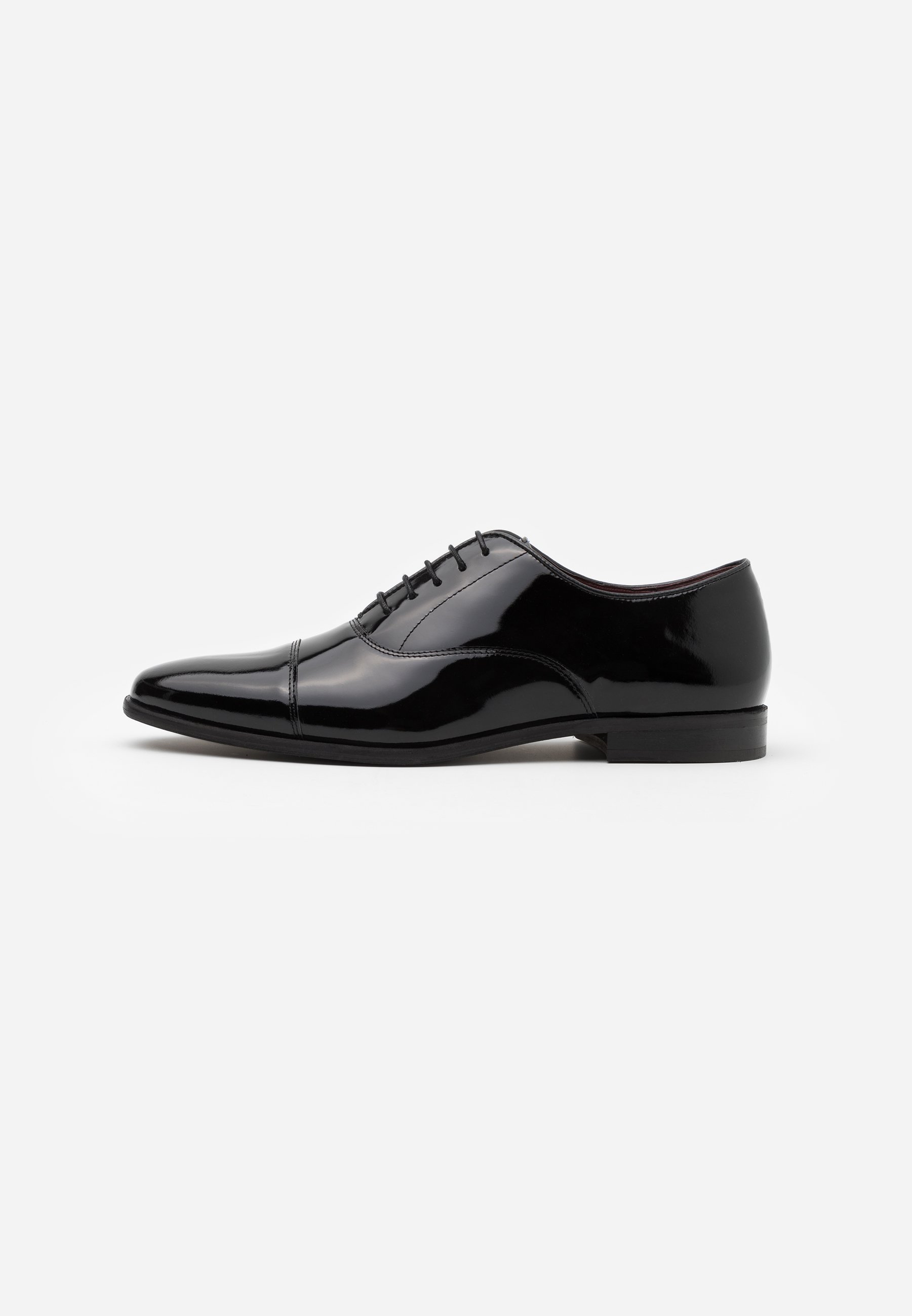 Walk London ALFIE OXFORD TOE CAP Pensko med snøring OXFORD TOECAP BLACK