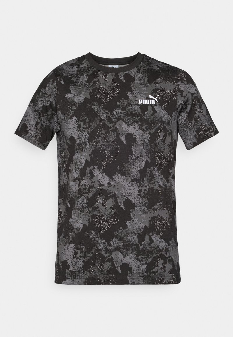 Puma T-shirt print zwart