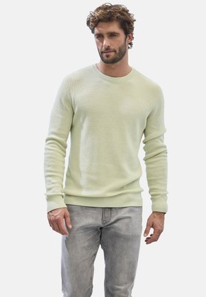 Strickpullover - hellgrün