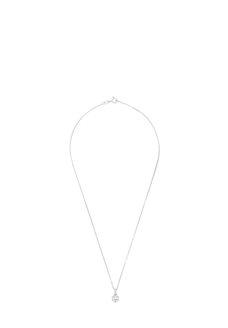 Sofia Milani Collana Donna Argento 925 - Ciondolo A Cuore Pretzel Con Rodio - Lunghezza Regolabile 43-46 Cm - In Confezione Regalo
