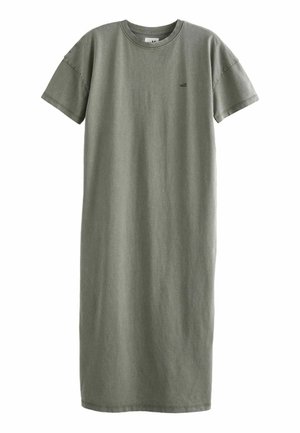 REGULAR FIT - Džersejové šaty - khaki green