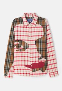 PATCHWORK FACE  - Vapaa-ajan kauluspaita - red