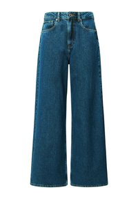 WIDE LEG - Trapezaste traperice - dark rigid