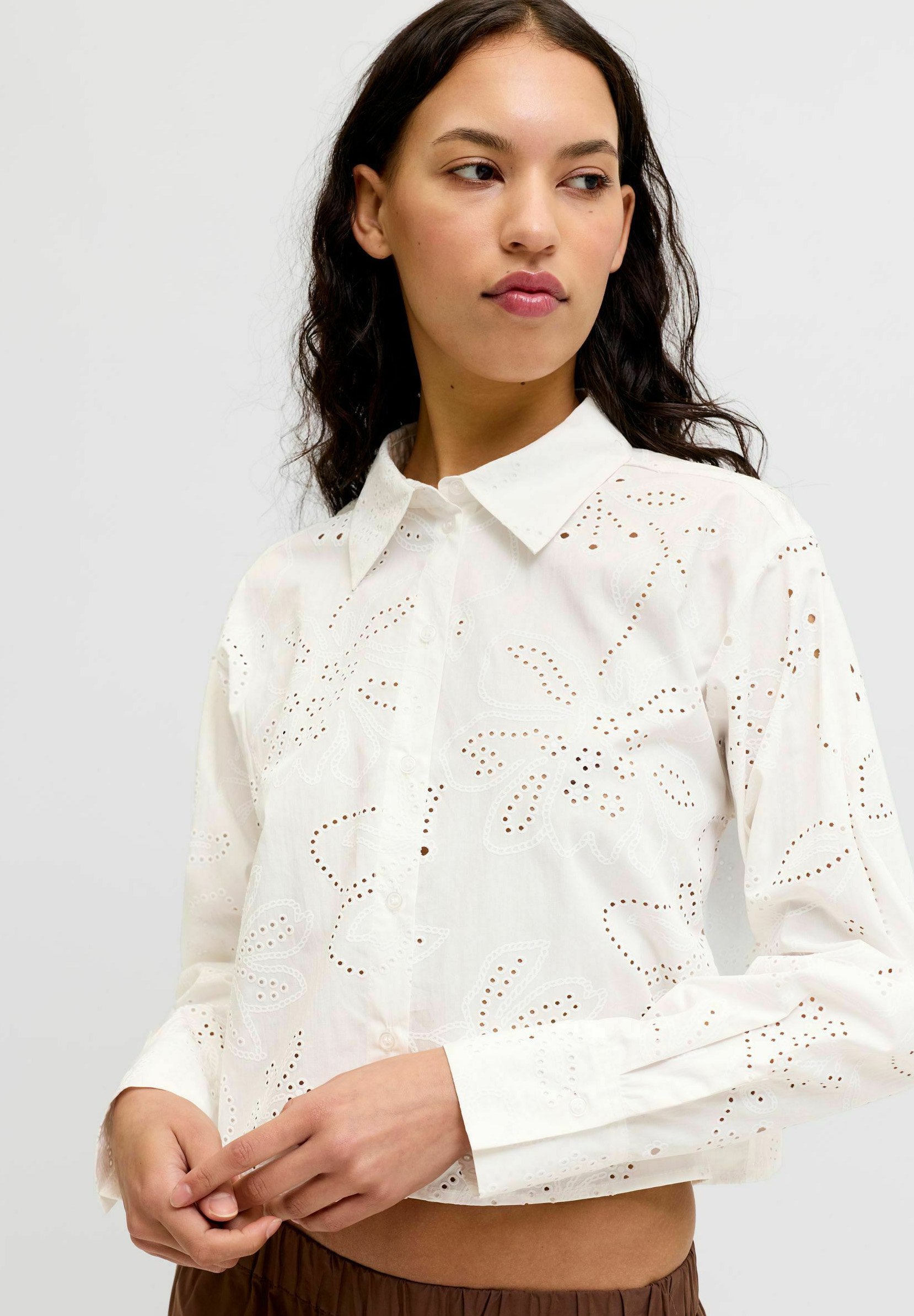 JJXX JXNOVA - Button-down blouse - blanc de blanc/white - Zalando.ie